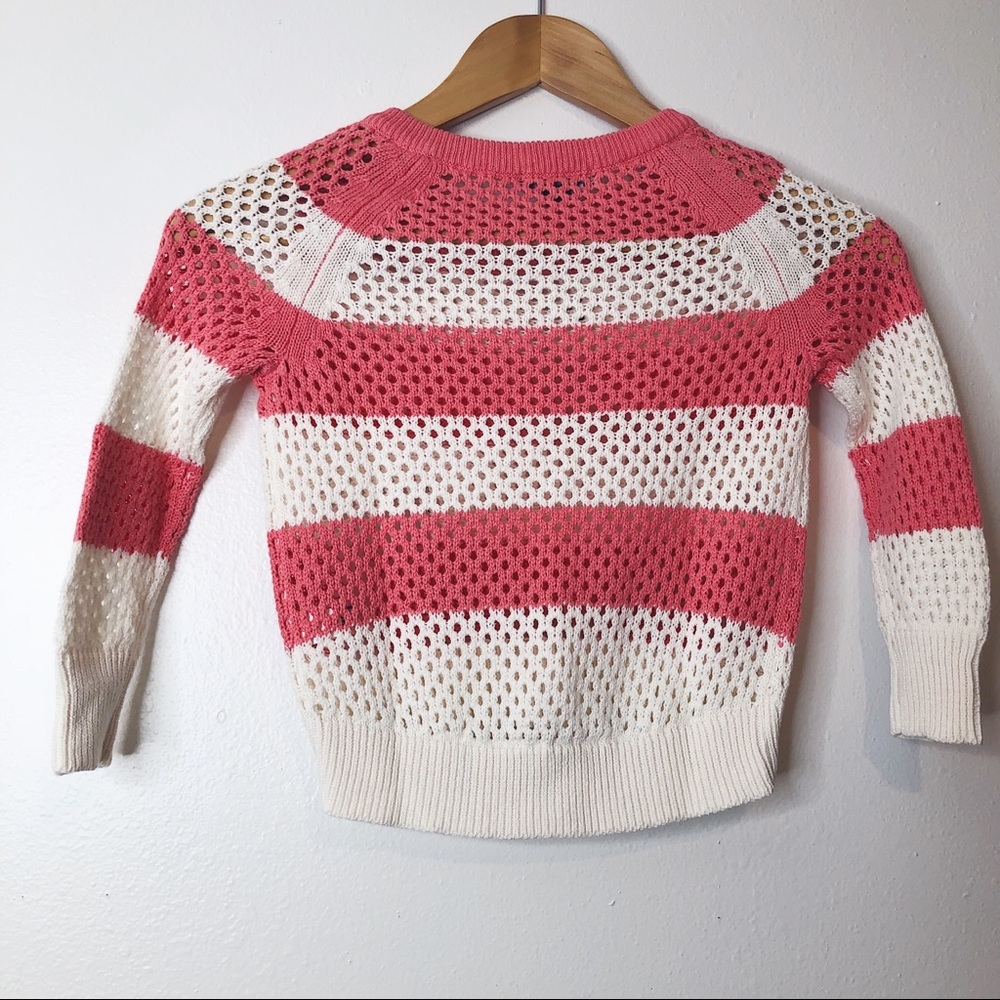 NWT! GIRLS GAP STRIPE SWEATER - Picture 4 of 4